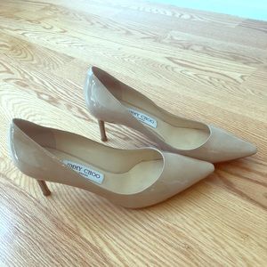 EUC Nude Jimmy Choo Pumps
